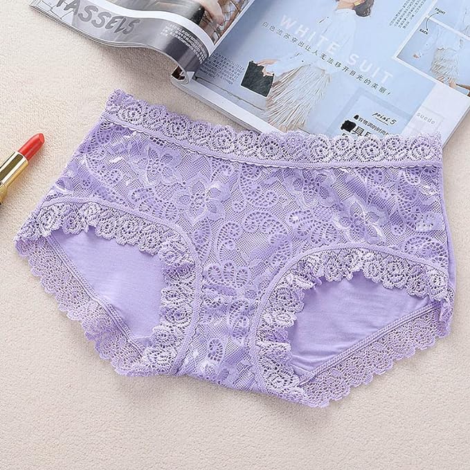 COTTON LACE NET PANTY