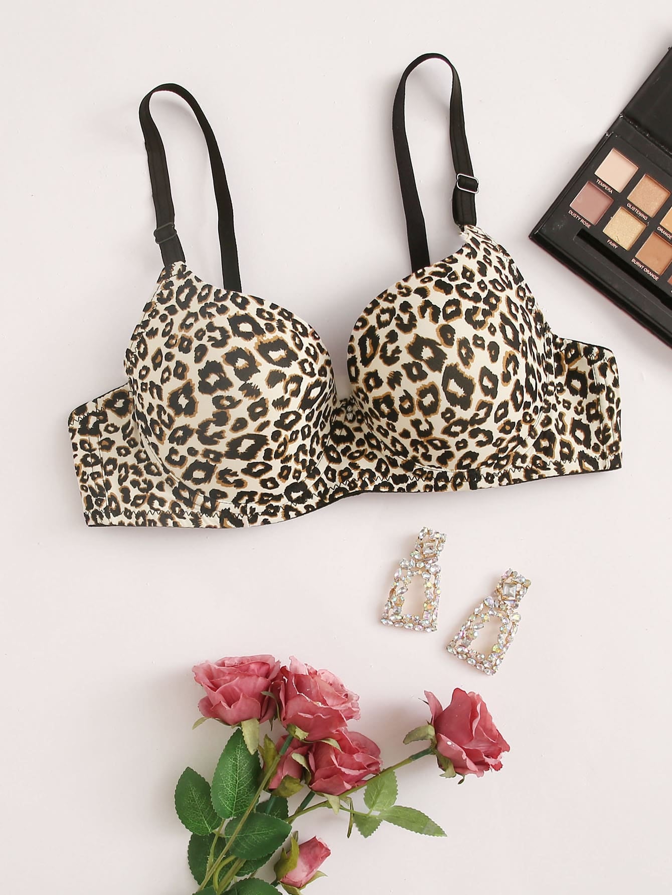 ANIMAL PRINT SEAMLESS T-SHIRT BRA