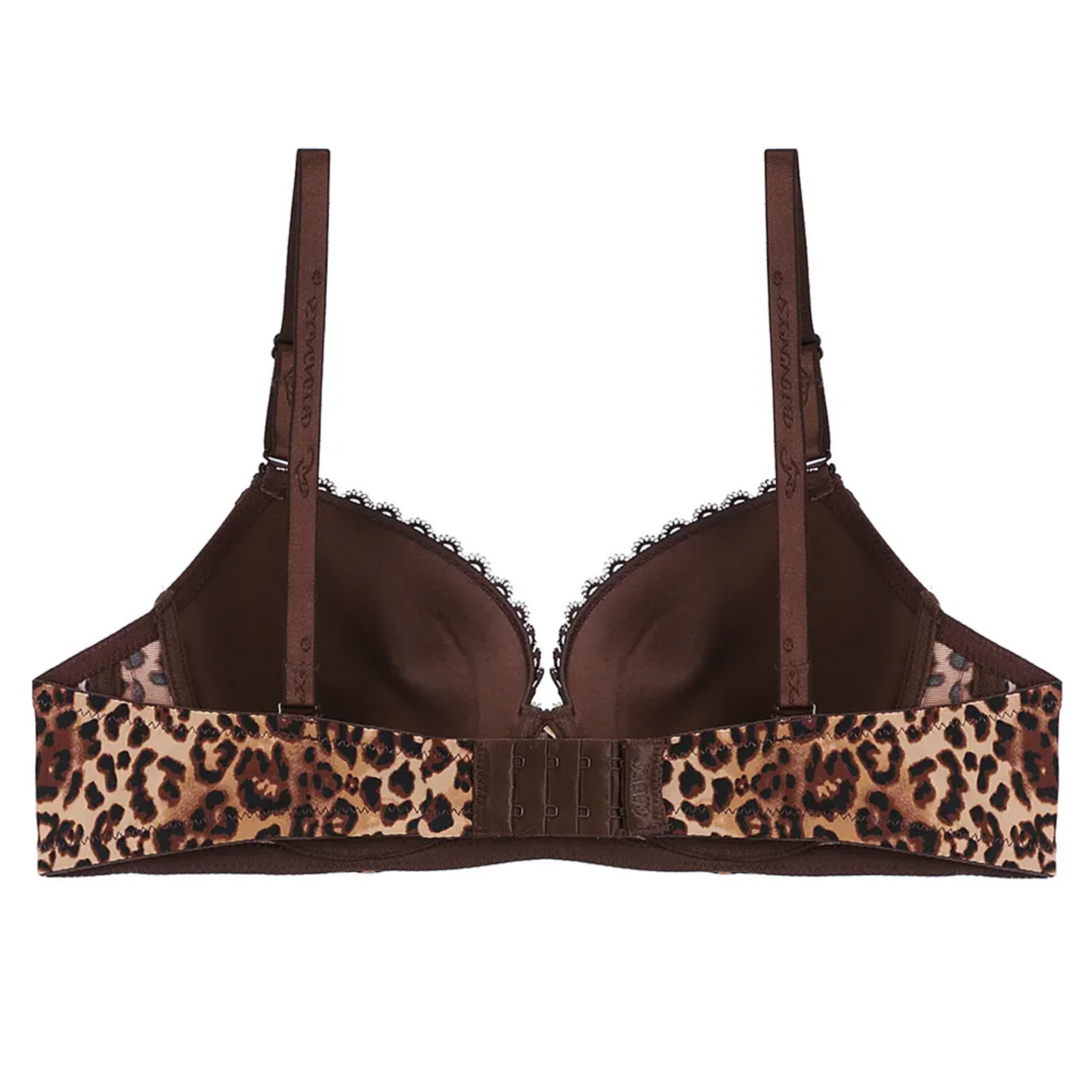 LEOPARD PRINT NYLON BRA