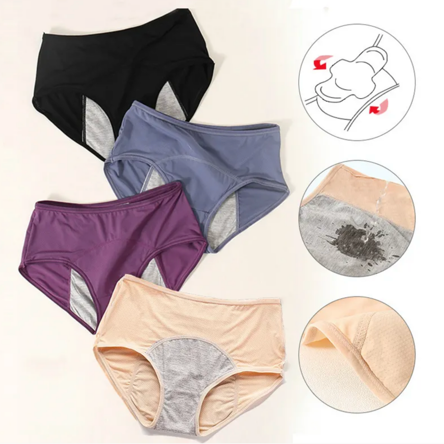 MESH BREATHABLE PERIOD PANTY