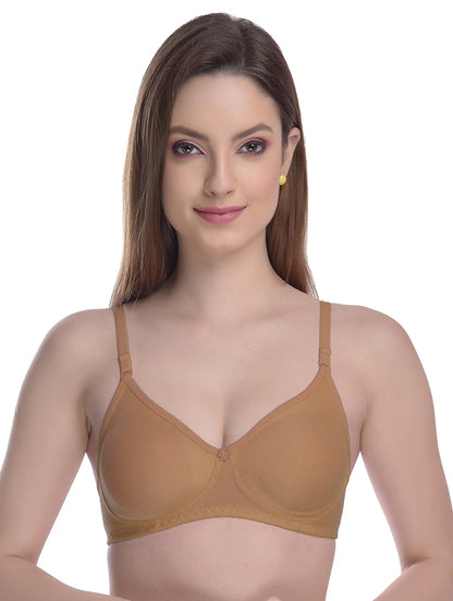 SOLID COTTON BRA (SKIN)